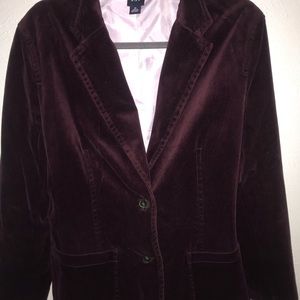 Gap velvet blazer